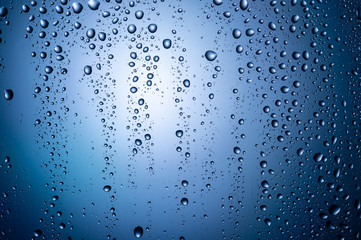 rain drops on the glass