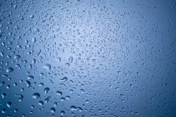 rain drops on the glass