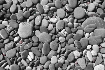 dry ocean shore boulders texture - beautiful abstract photo background