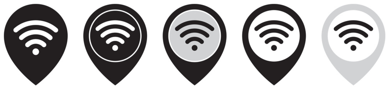 IC&Ocirc;NE DE LOCALISATION WI-FI