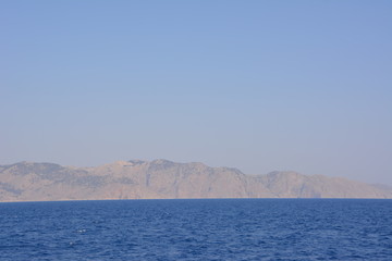 Fototapeta na wymiar Rhodes, Greece, the Aegean sea