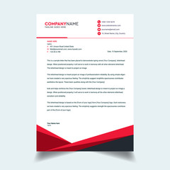Modern And Clean colorful Letterhead Design Template Business Style Professional Template Design Creative Business Letterhead Design Template for your business