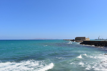 Fototapeta premium Hafenfestung Koules Heraklion, Kreta