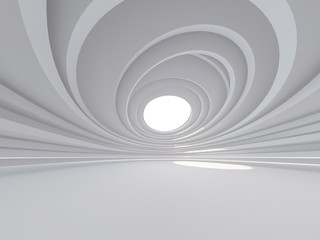 Abstract modern architecture background. 3D