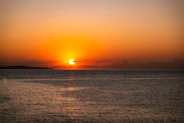 Sunrise over sea