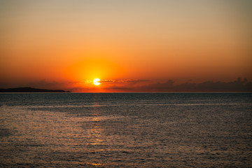 Sunrise over sea