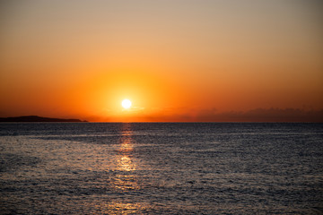 Sunrise over sea