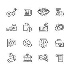 Business and finance web icon set