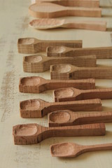 木のスプーン作り