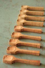 木のスプーン作り