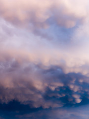 Obraz premium Fluffy Clouds Shaped Like a Cotton Ball