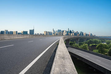 road in hangzhou city