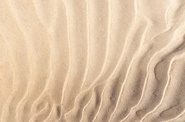 Fotobehang zandgolven op het strand © xyo33
