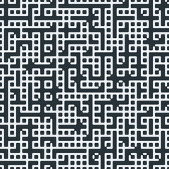 Truchet Random Pattern Generative Tile Art background illustration