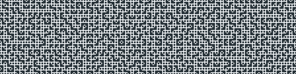 Truchet Random Pattern Generative Tile Art background illustration