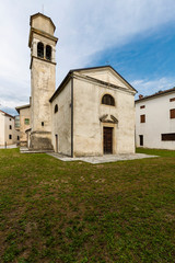 The village of Fratta in the Trevigiani hills