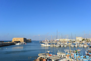 Fototapeta premium Hafenfestung Koules Heraklion, Kreta