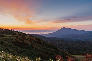 Obraz premium Towada Hachimantai National Park in early autumn