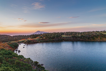 Towada Hachimantai National Park in early autumn