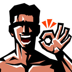 ビジネスマン,サラリーマン,男,裸,上半身,表情,シンプル,