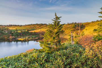 Towada Hachimantai National Park in early autumn