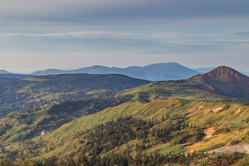 Towada Hachimantai National Park in early autumn