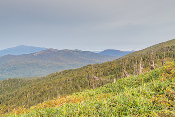 Towada Hachimantai National Park in early autumn