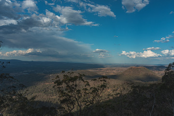 panoramic views from Toowoomba's heritage-listed Picnic Point Lookout and Parkland