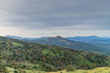 Towada Hachimantai National Park in early autumn