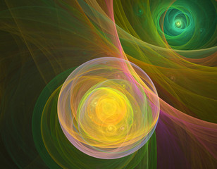 fractal on black