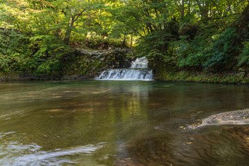 Obraz premium Towada Hachimantai National Park in early autumn