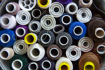 threads of different colors
