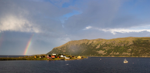 Arctic panorama near to Nordkapp