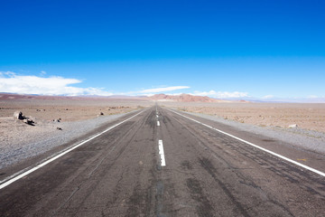 Road to San pedro de Atacama, Chile landscape