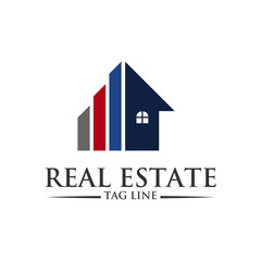 Real estate logo symbol icon vector illustration EPS 10