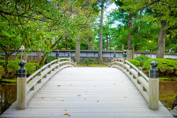 兼六園の緑の風景