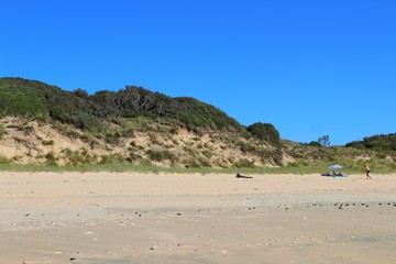 La plage de la Remigeasse à marée basse