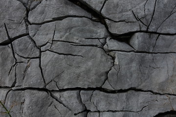 Stone cracks