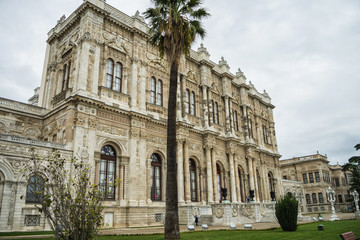 Fototapeta na wymiar Dolmabahce palace royal sultan residence. Istanbul Turkey