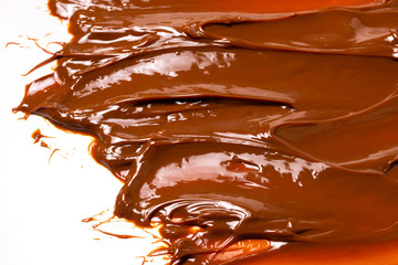 Sweet caramel pattern, top view.