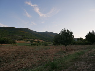Campagne cr&eacute;puscule