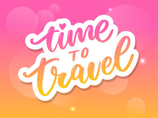 Travel life style inspiration quotes lettering. Motivational typography. Calligraphy graphic design element. Collect moments Old ways wont open new doors. Lets go explore. Every picture tells a story