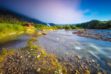 Beauty of Carpathian mountains