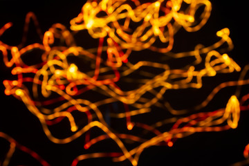 Abstract light painting