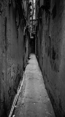 A lonely street of chandni chowk