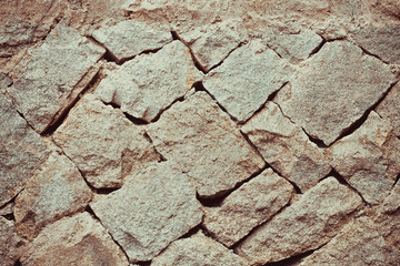 Ancient masonry, natural stone.