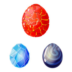 Isolated object of dinosaur and magic sign. Set of dinosaur and fantasy stock symbol for web.