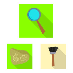 Vector design of story and items sign. Set of story and attributes vector icon for stock.