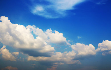 blue sky with clouds