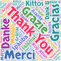 Word Art - Thank You